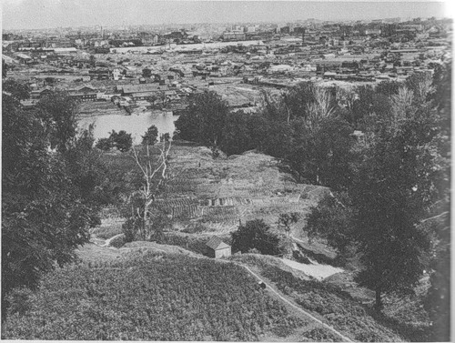 Москва 1947. Вид с Ленинских гор