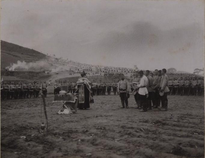 Панихида по убитым 14 июня 1904 г. на Далинском перевале